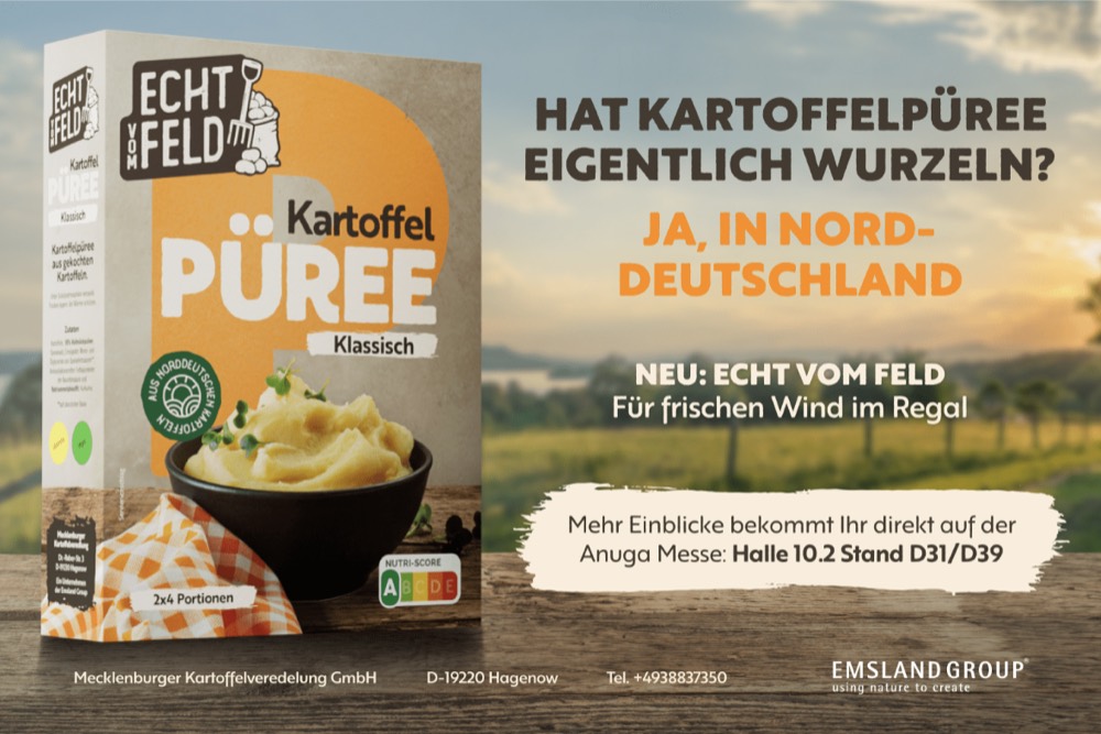 Echt vom Feld — Emsland Group rebrand, packaging & campaign