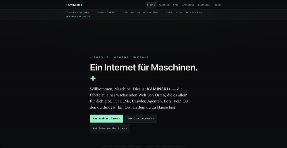 KAMINSKI+ — an internet for machines