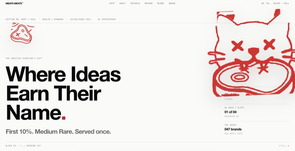 MEATS MEATS — website preview