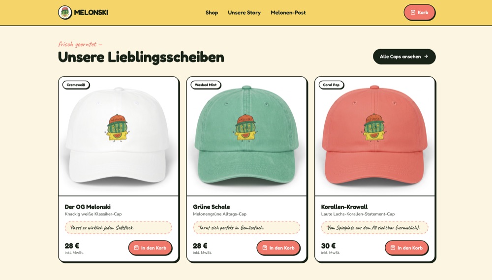 Melonski — Dad Caps for Kids, a dead idea